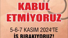 6 Kasım 2024 tarihli basın açıklamamız